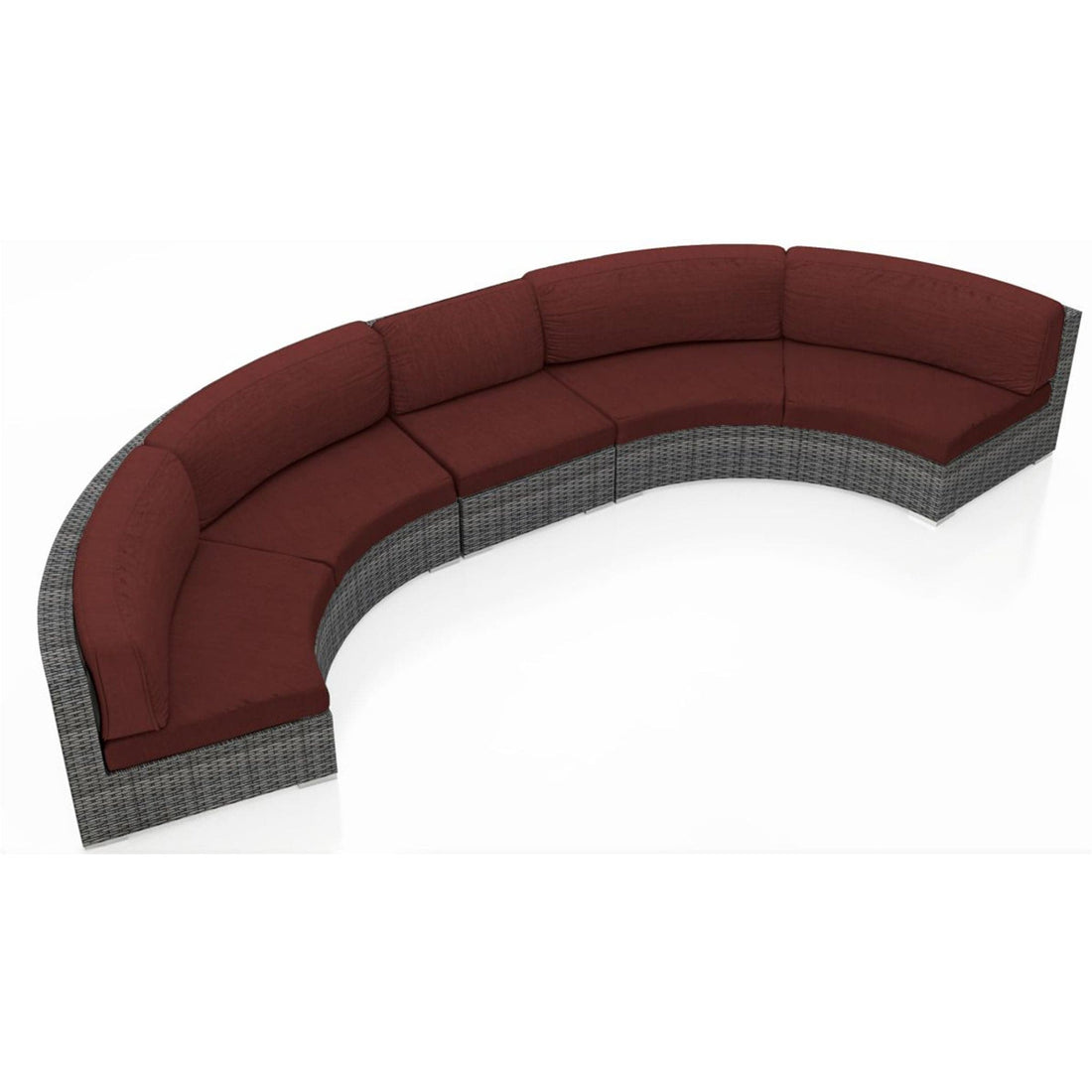 District 3 Piece Extended Curve Sectional Set