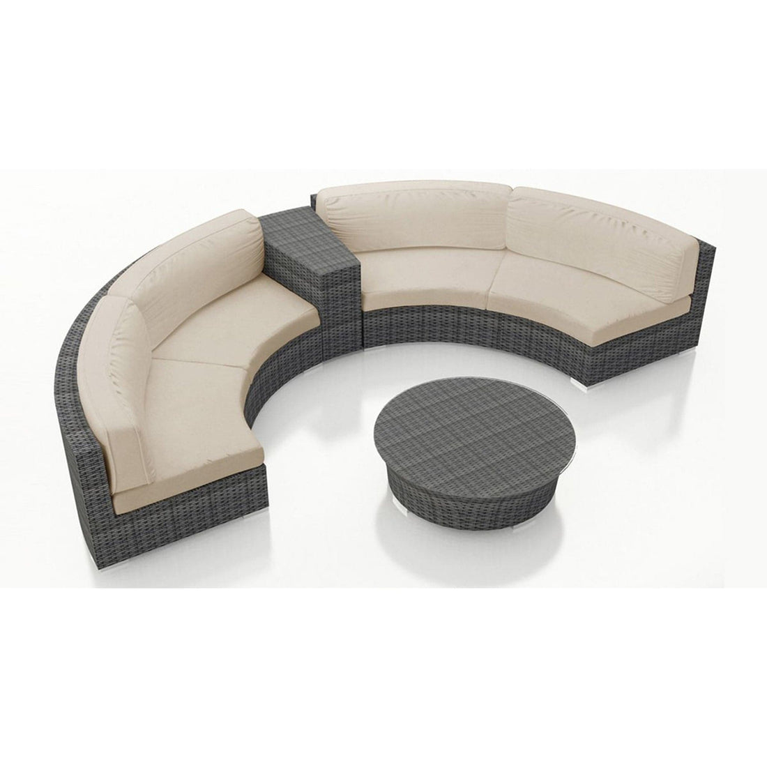 District 4 Piece Curve Sectional Set