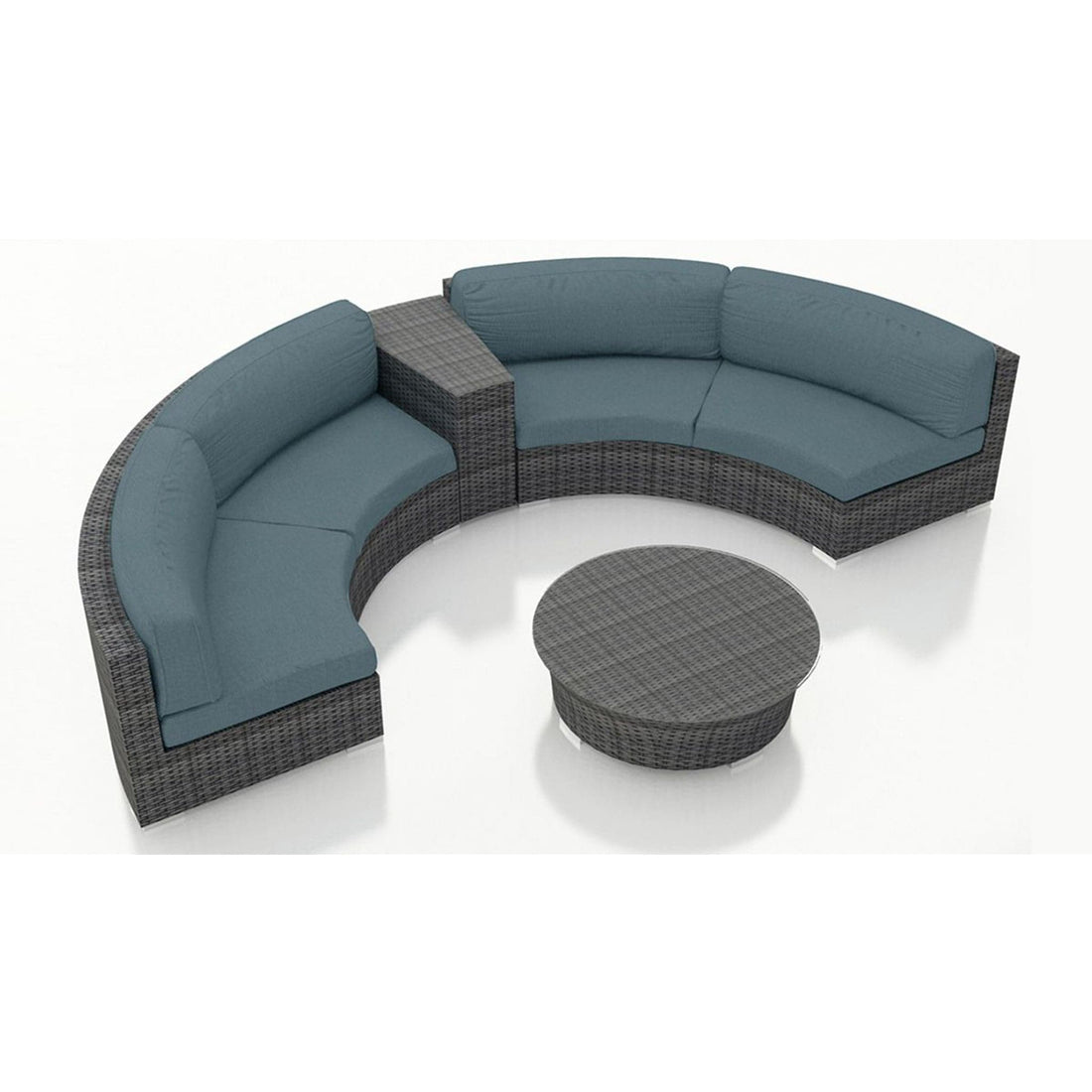 District 4 Piece Curve Sectional Set