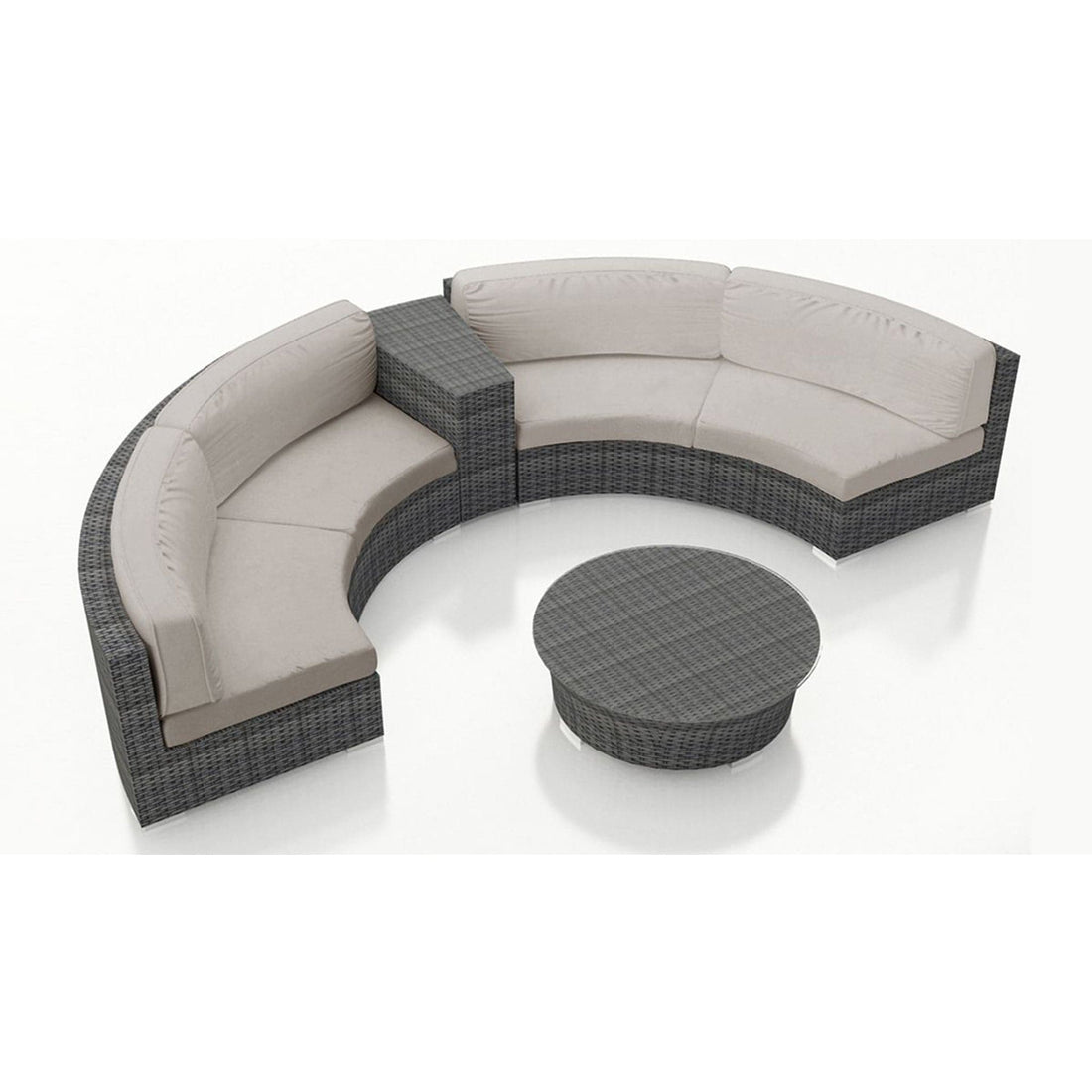 District 4 Piece Curve Sectional Set