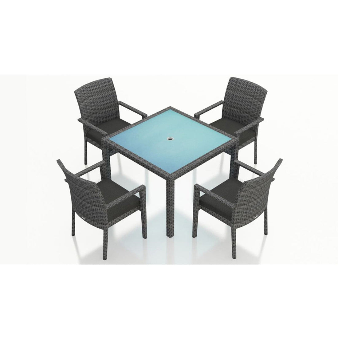 District 5 Piece Arm Square Dining Set