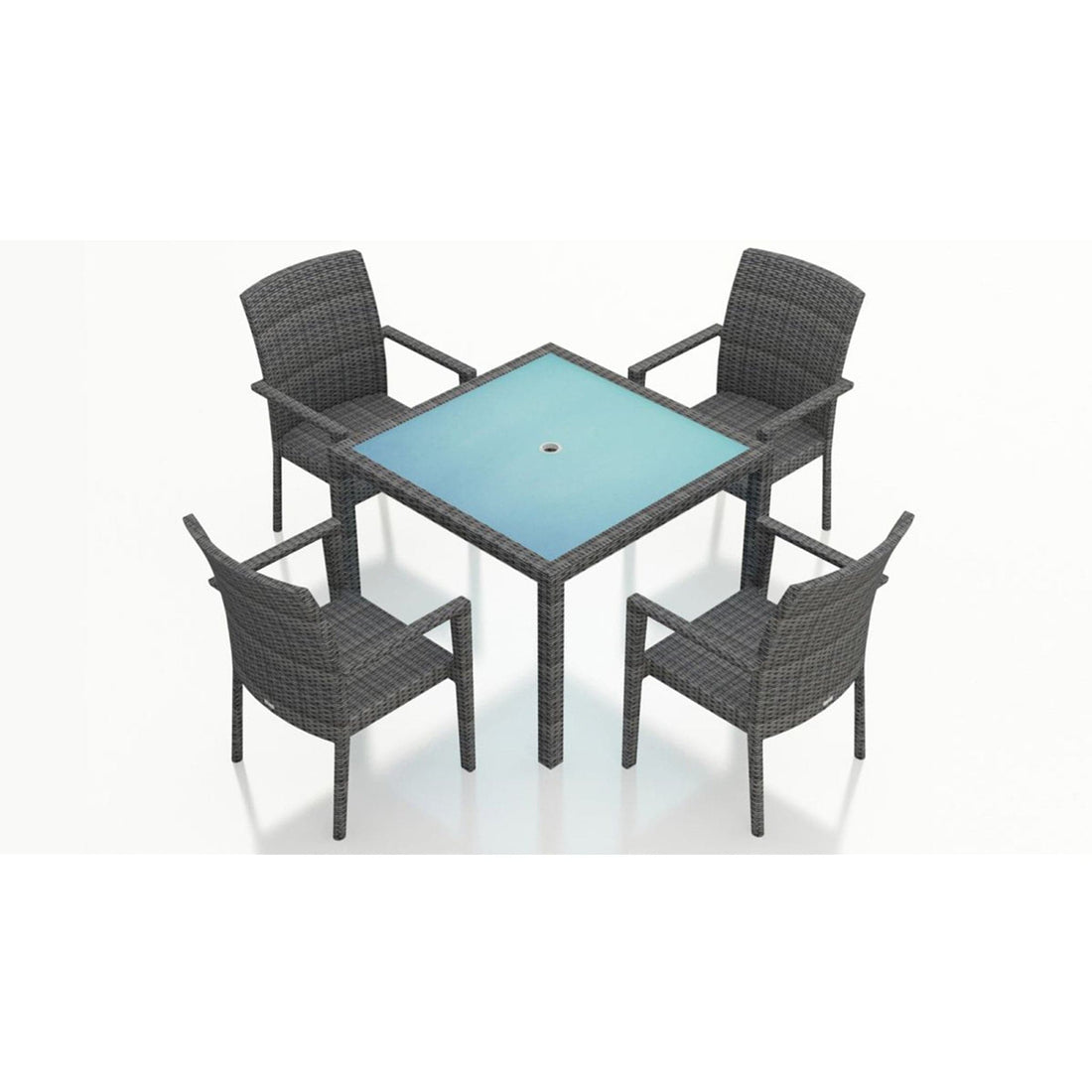 District 5 Piece Arm Square Dining Set