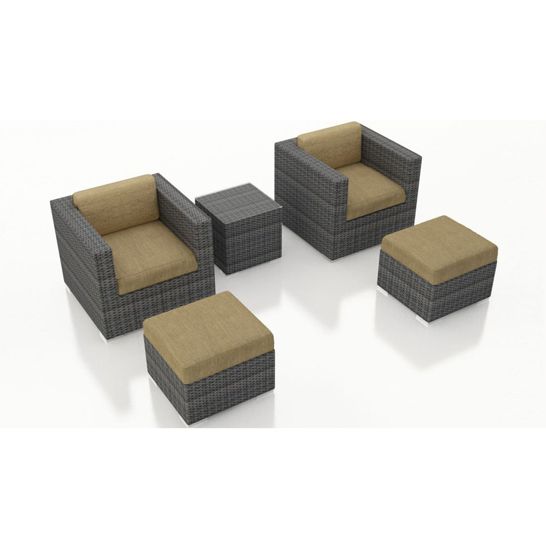 District 5 Piece Club Chair Set