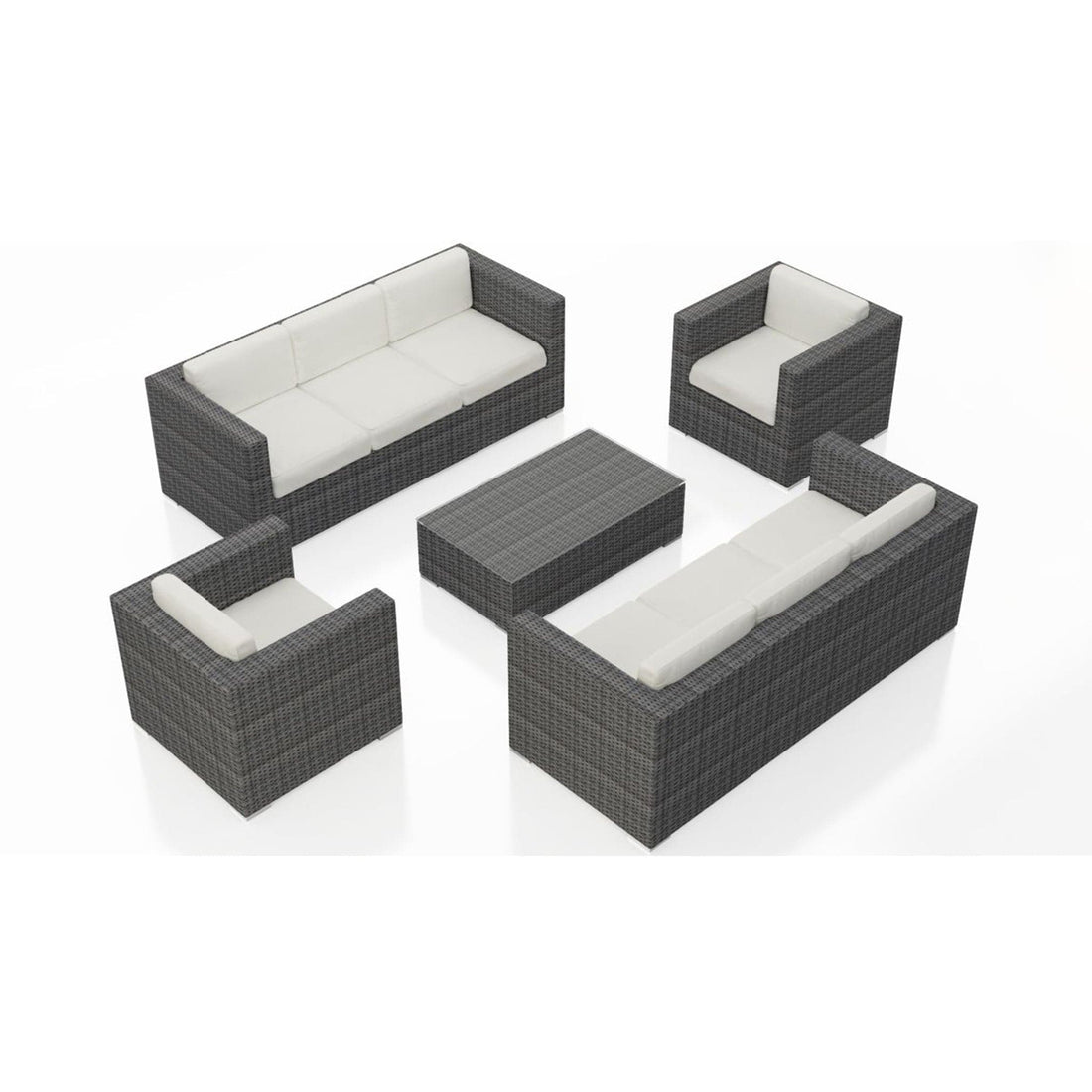 District 5 Piece Double Sofa Set