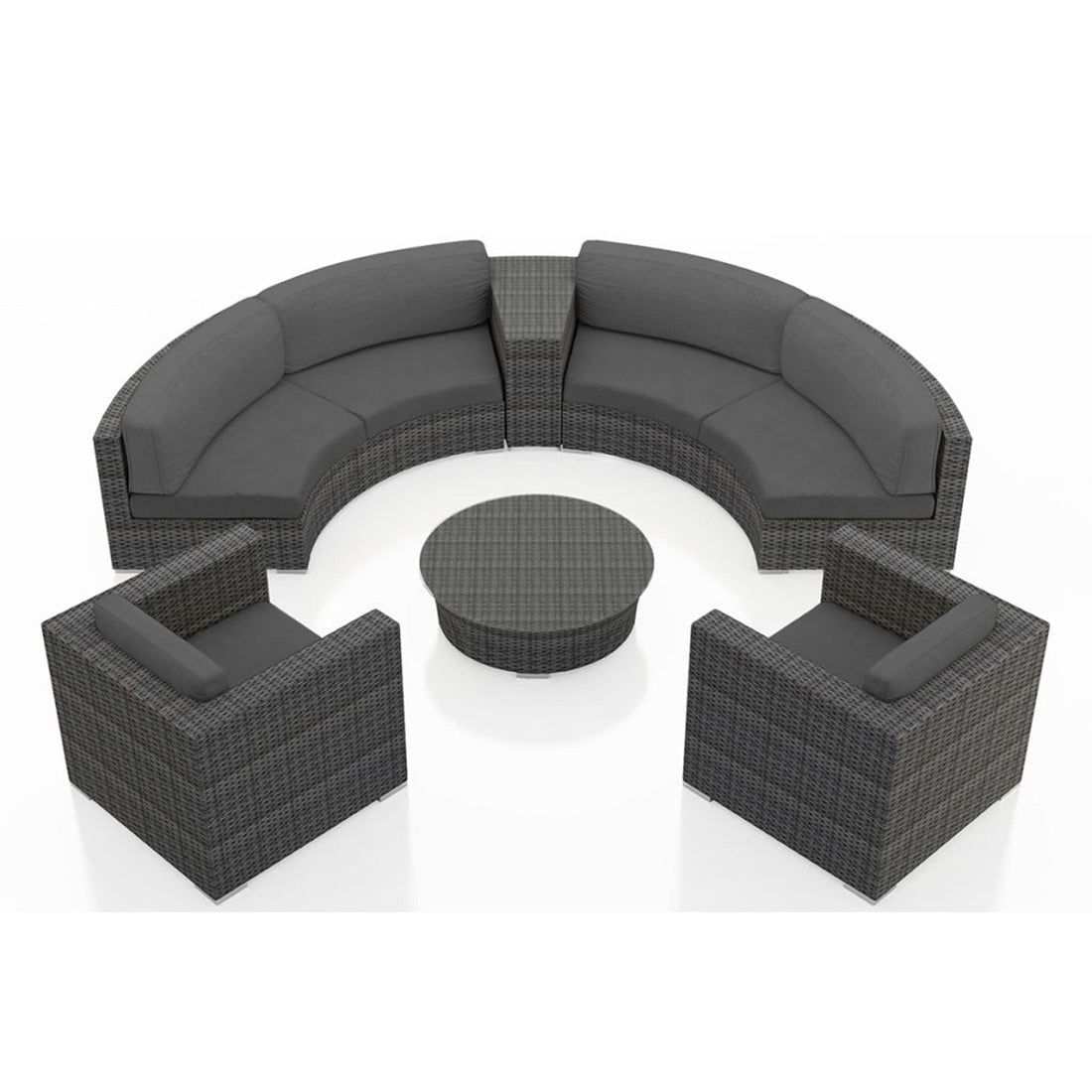 District 6 Piece Curve Sectional Set