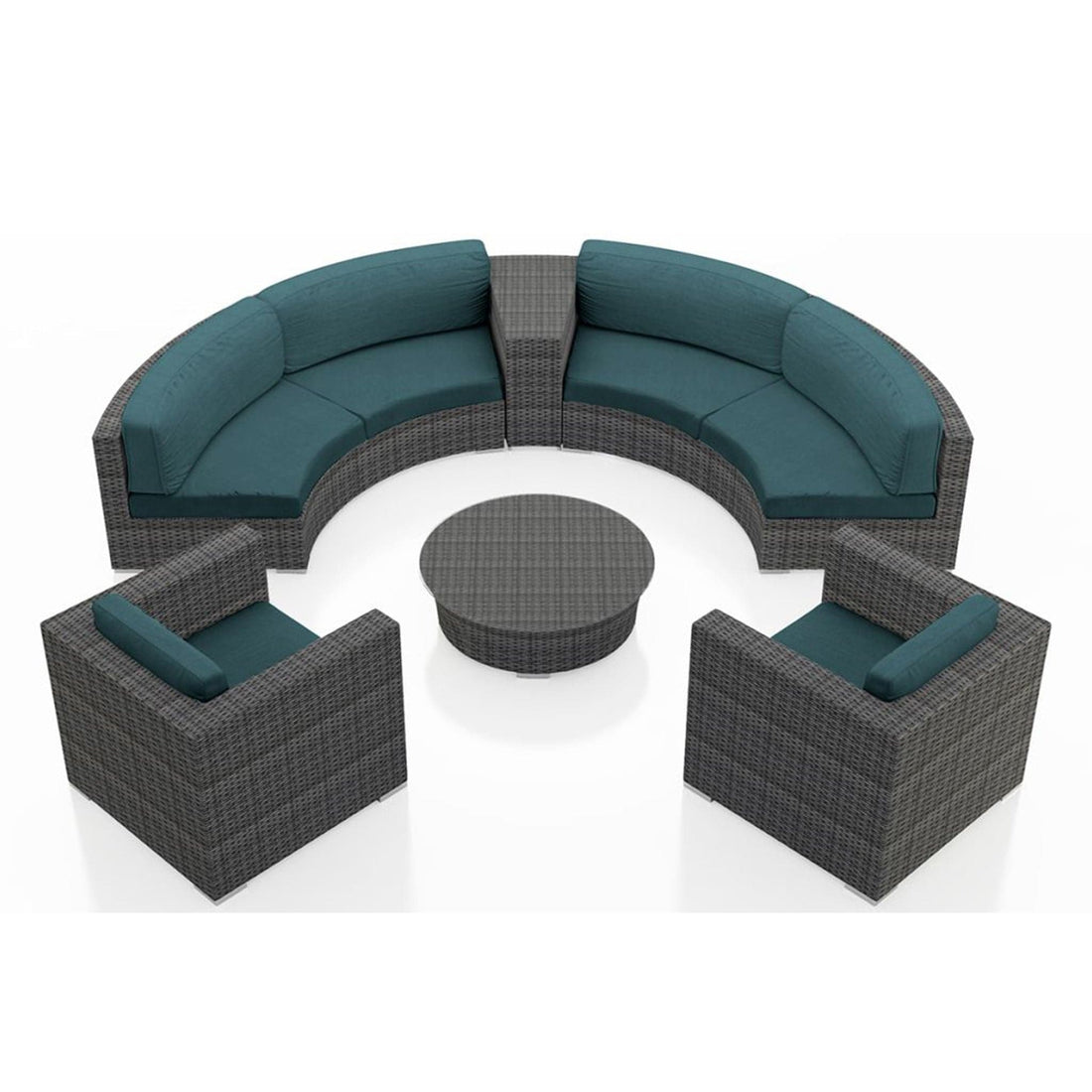 District 6 Piece Curve Sectional Set