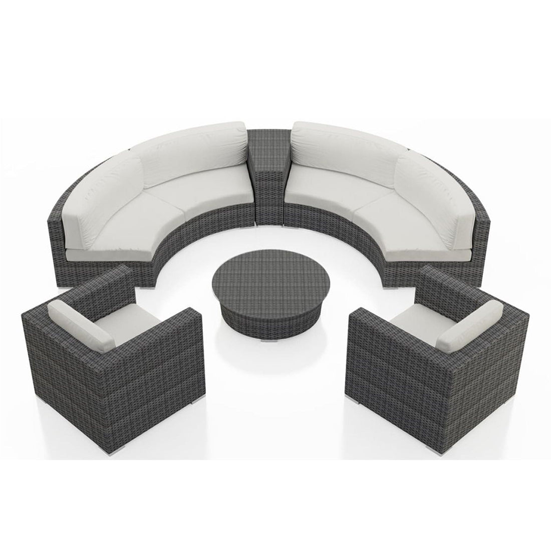 District 6 Piece Curve Sectional Set