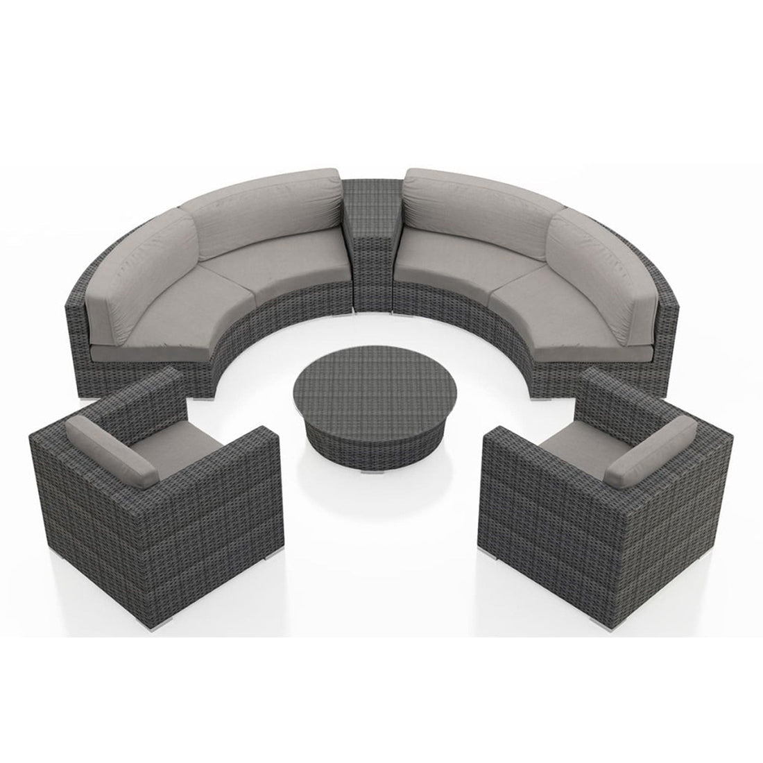 District 6 Piece Curve Sectional Set