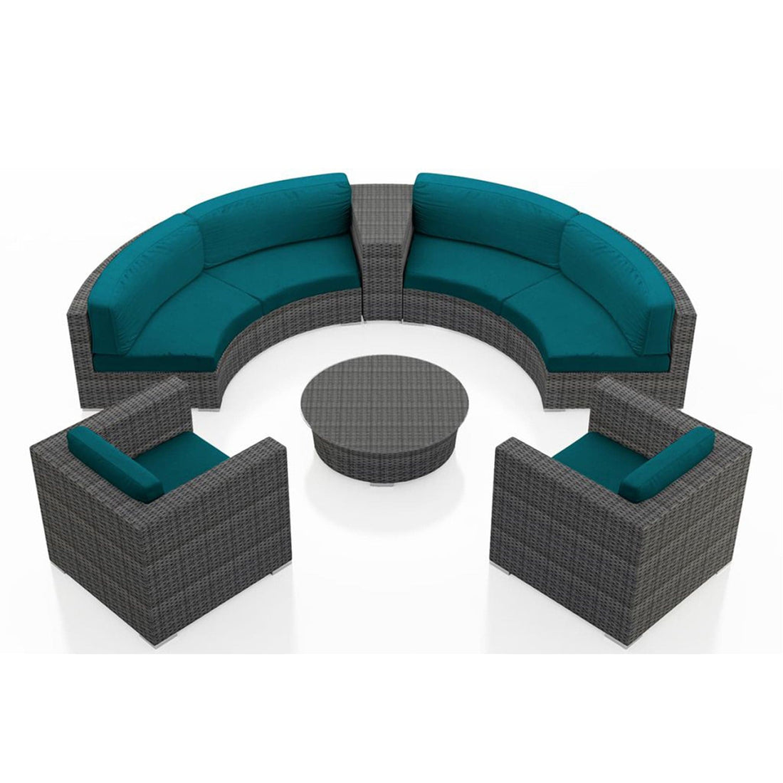 District 6 Piece Curve Sectional Set