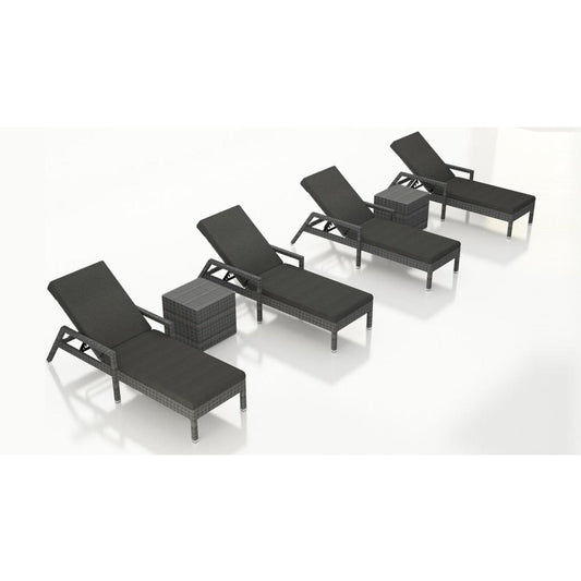 District 6 Piece Reclining Chaise Lounge Set