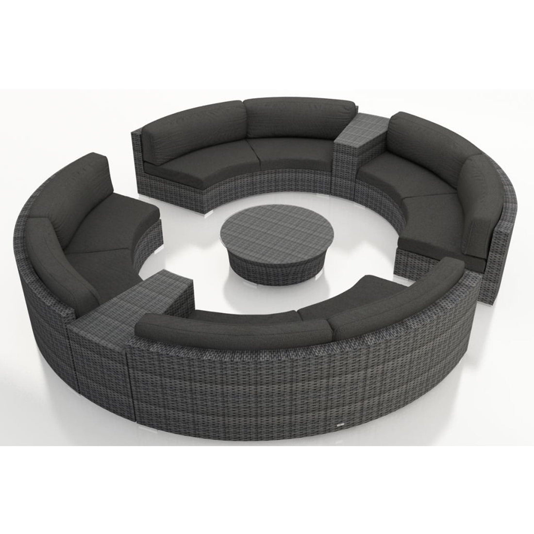 District 7 Piece Curve Sectional Set