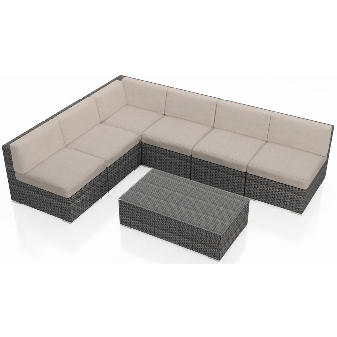 District 7 Piece Sectional Set