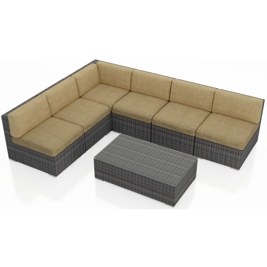 District 7 Piece Sectional Set