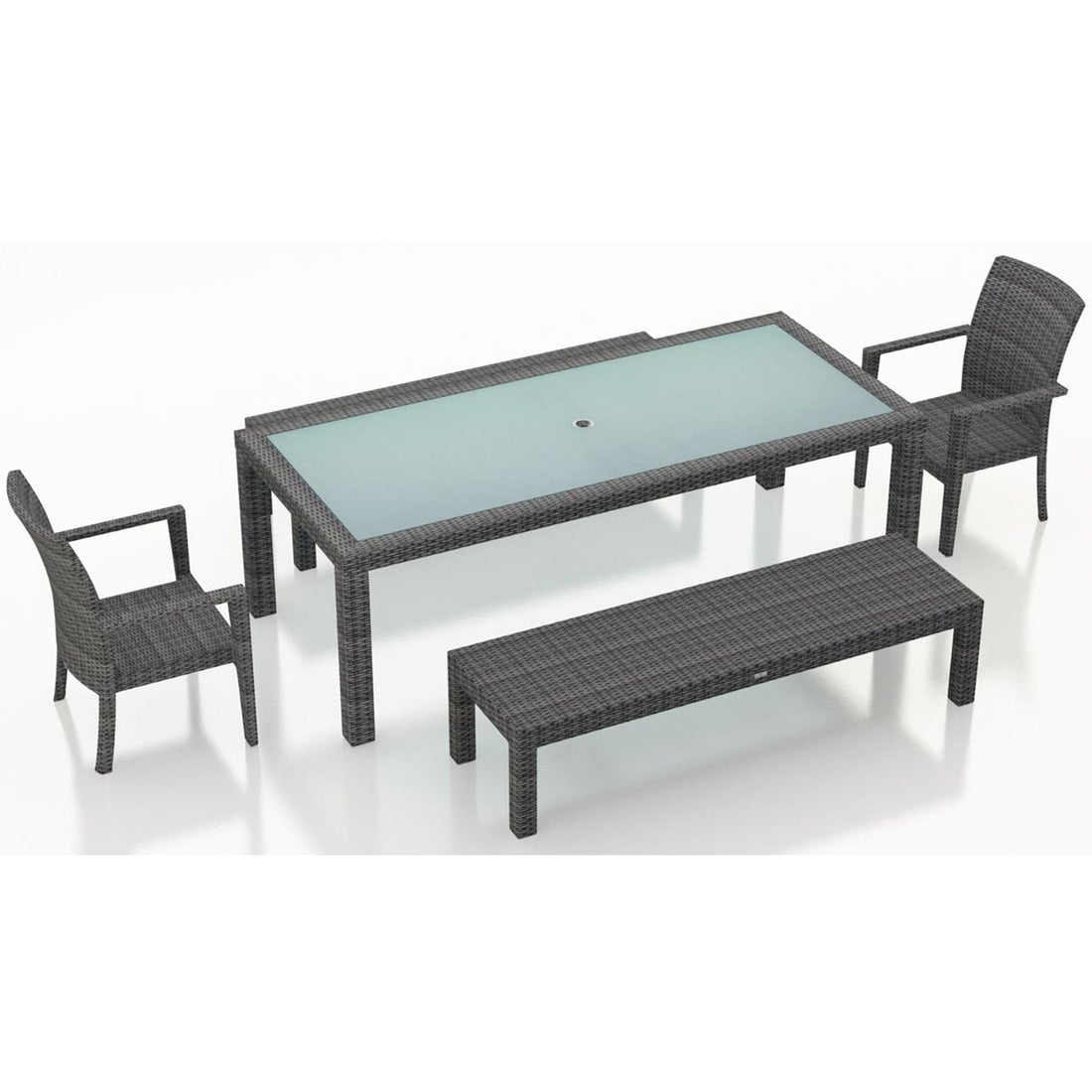 District 5 Piece 8-Seat Bench Dining Set