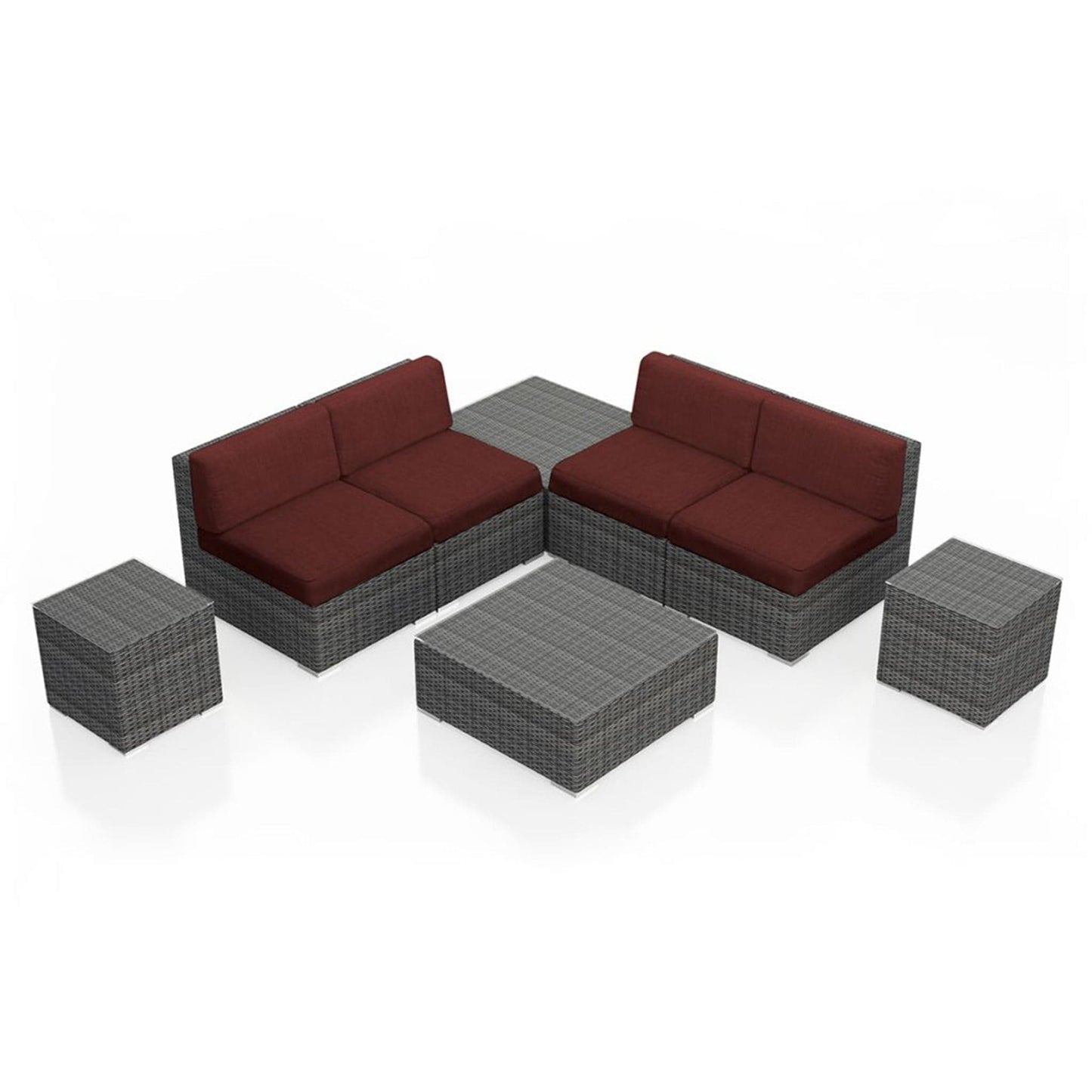 District 8 Piece 4-Seat Sectional Set