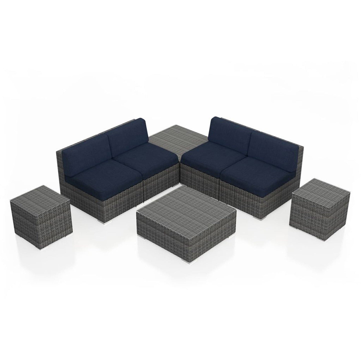 District 8 Piece 4-Seat Sectional Set