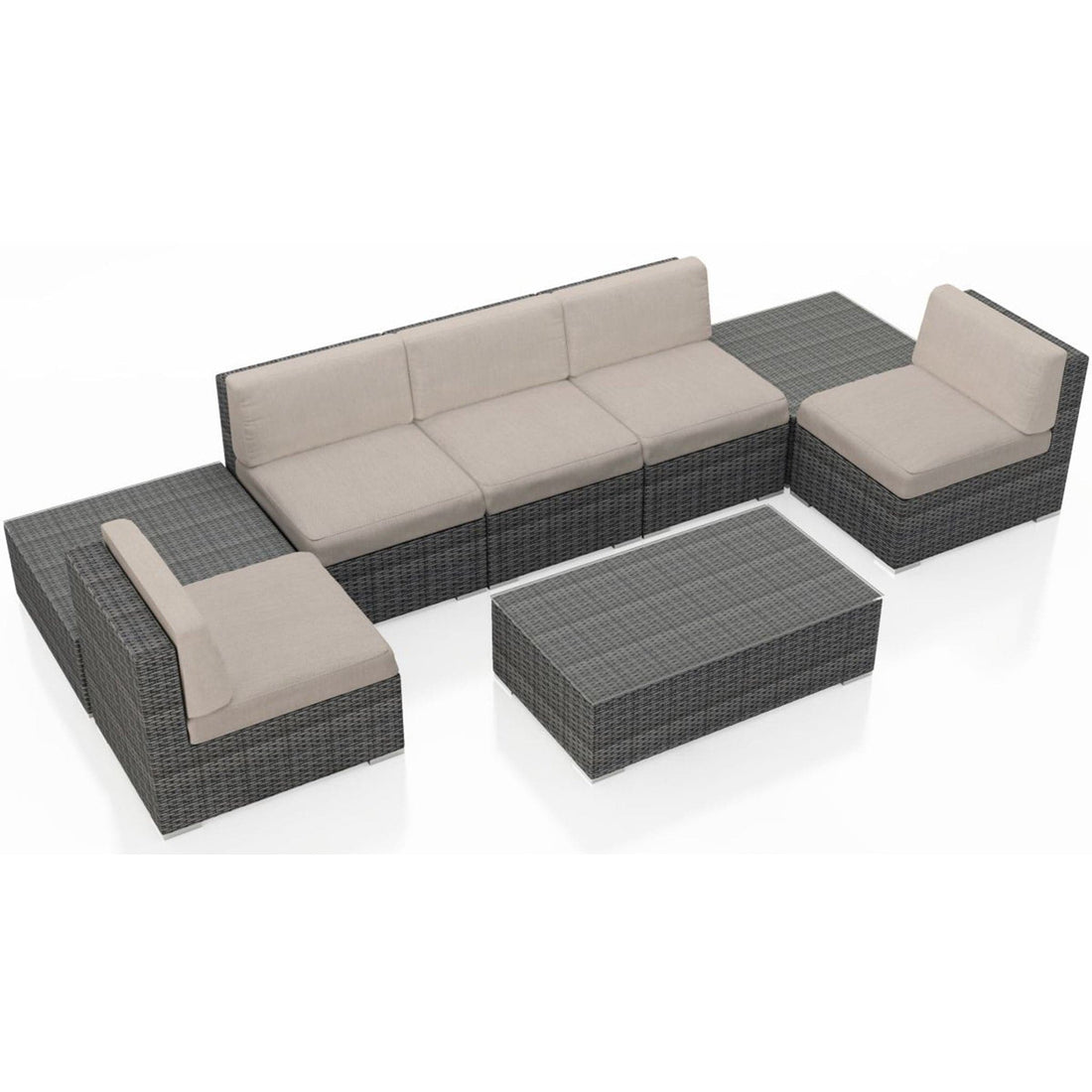 District 8 Piece 5-Seat Sectional Set