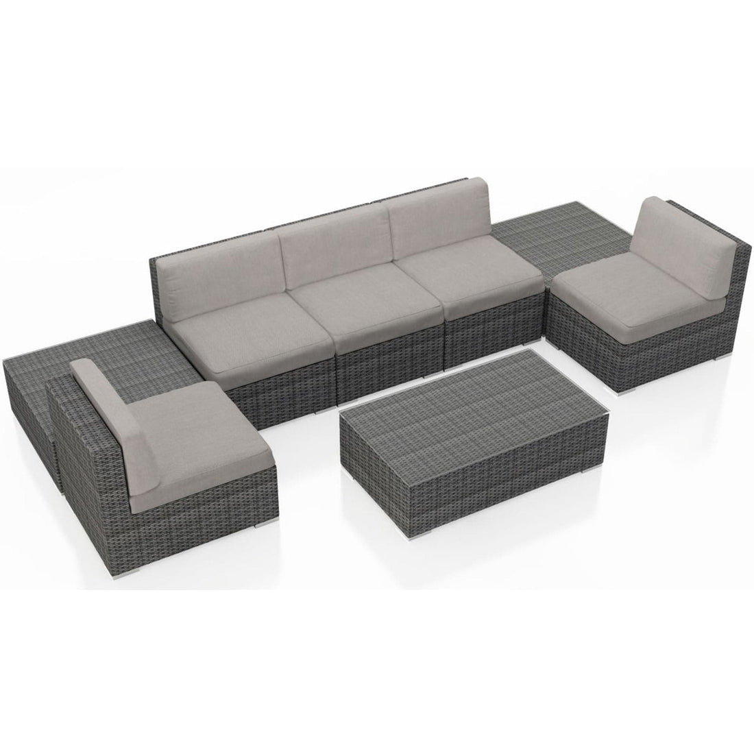 District 8 Piece 5-Seat Sectional Set