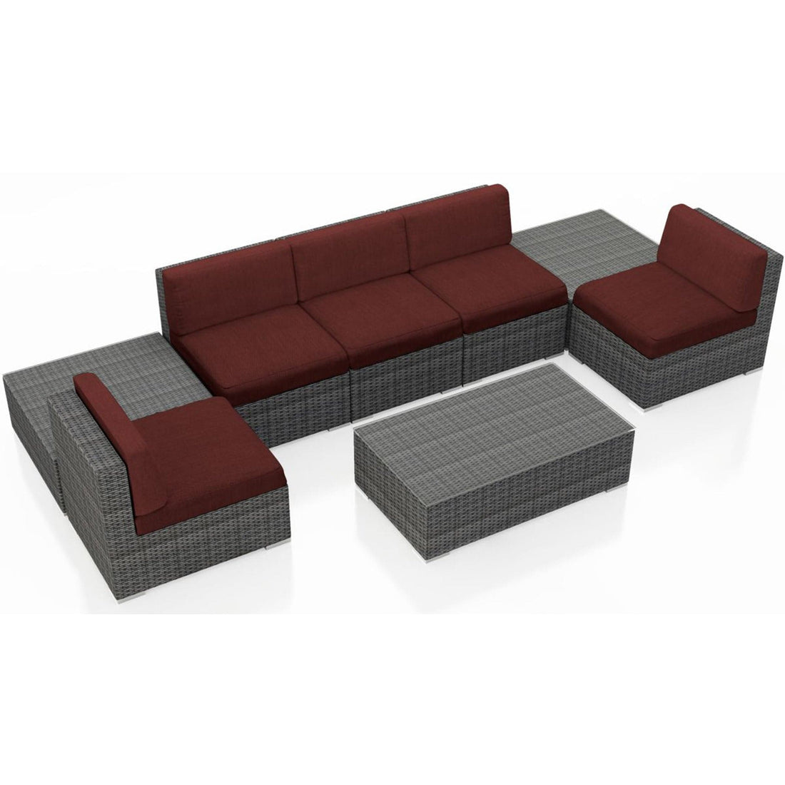 District 8 Piece 5-Seat Sectional Set