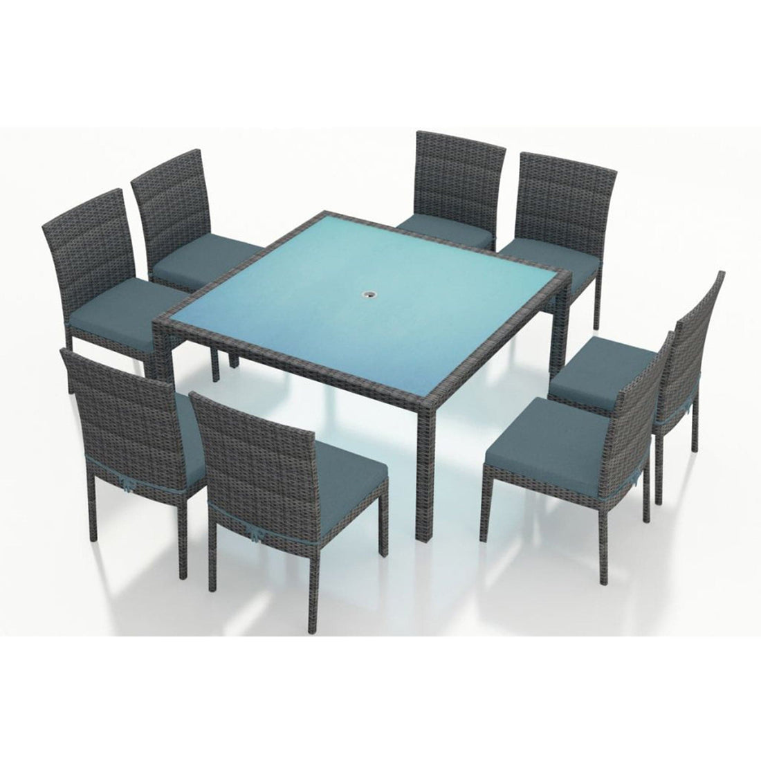 District 9 Piece Square Dining Set