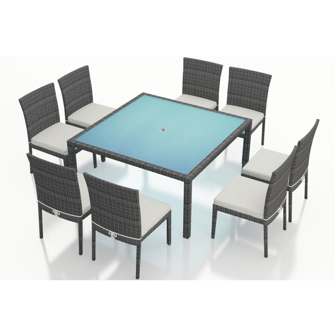 District 9 Piece Square Dining Set