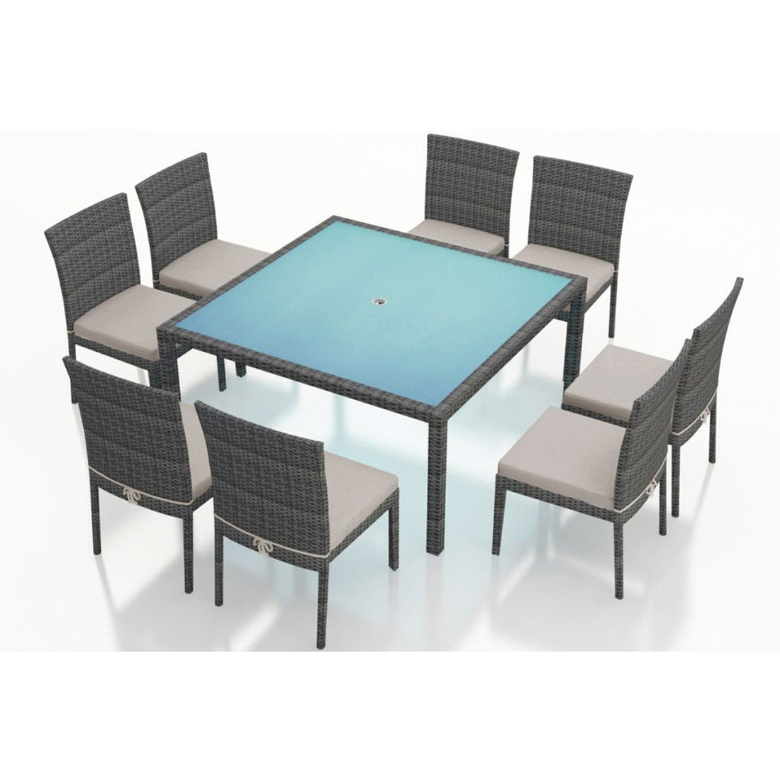 District 9 Piece Square Dining Set