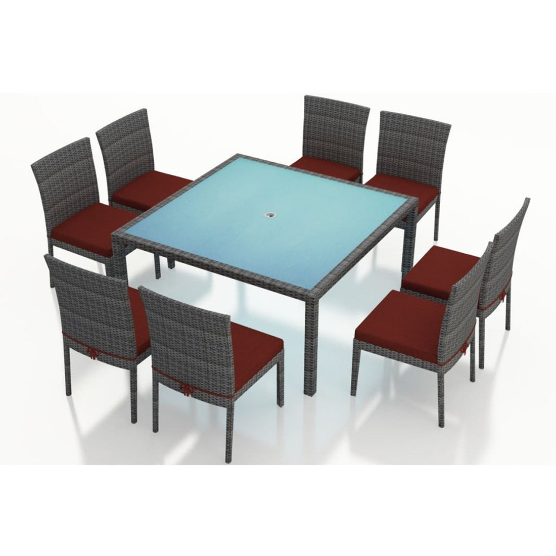 District 9 Piece Square Dining Set