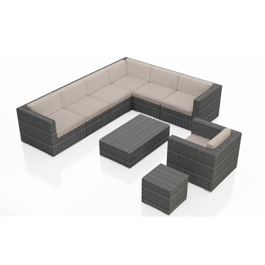 District 9 Piece Sectional Set