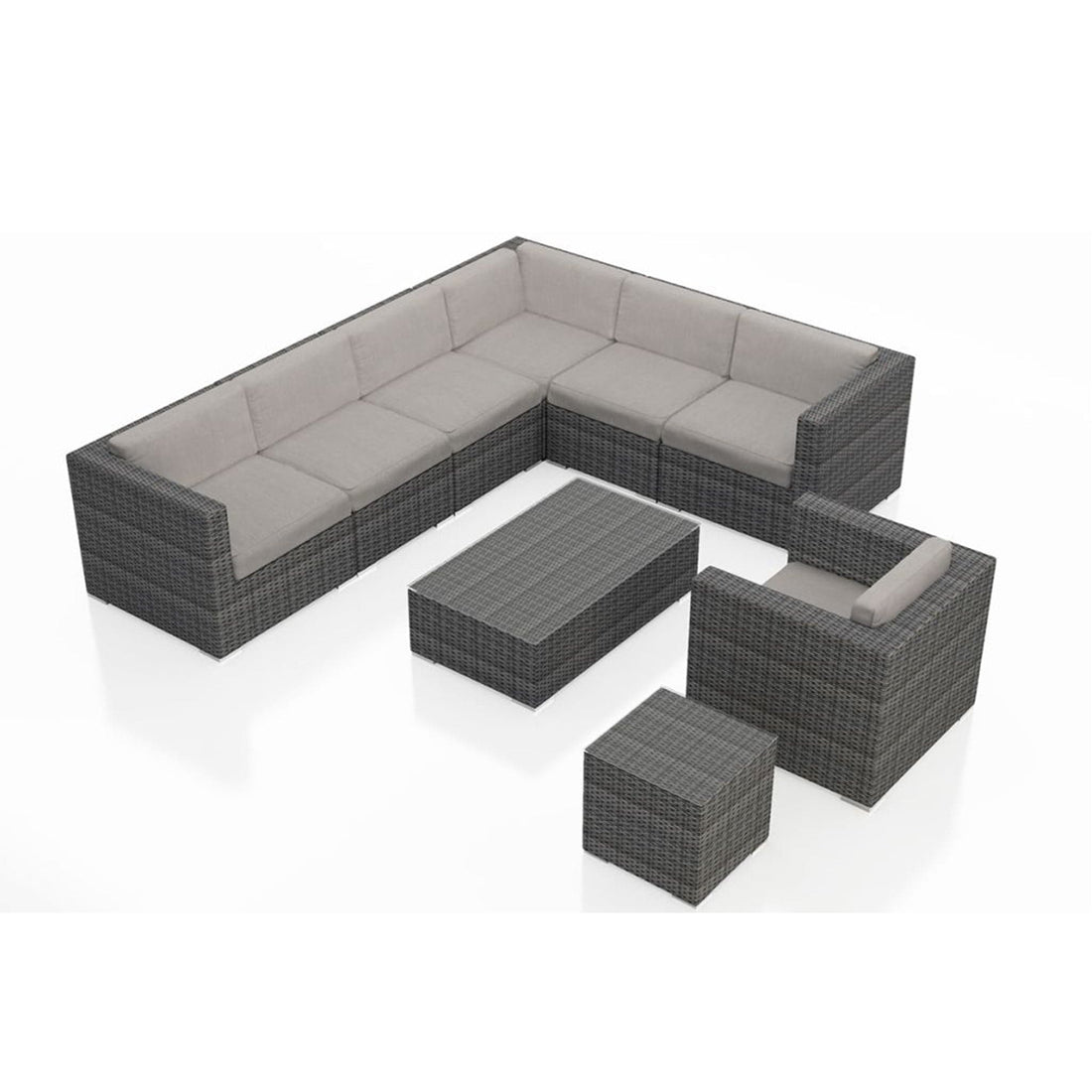 District 9 Piece Sectional Set