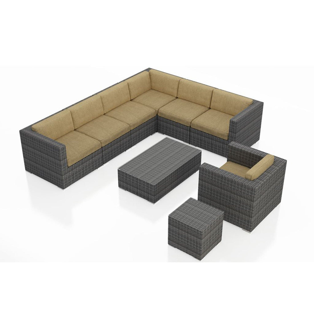 District 9 Piece Sectional Set