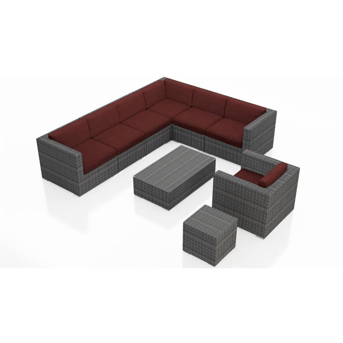 District 9 Piece Sectional Set