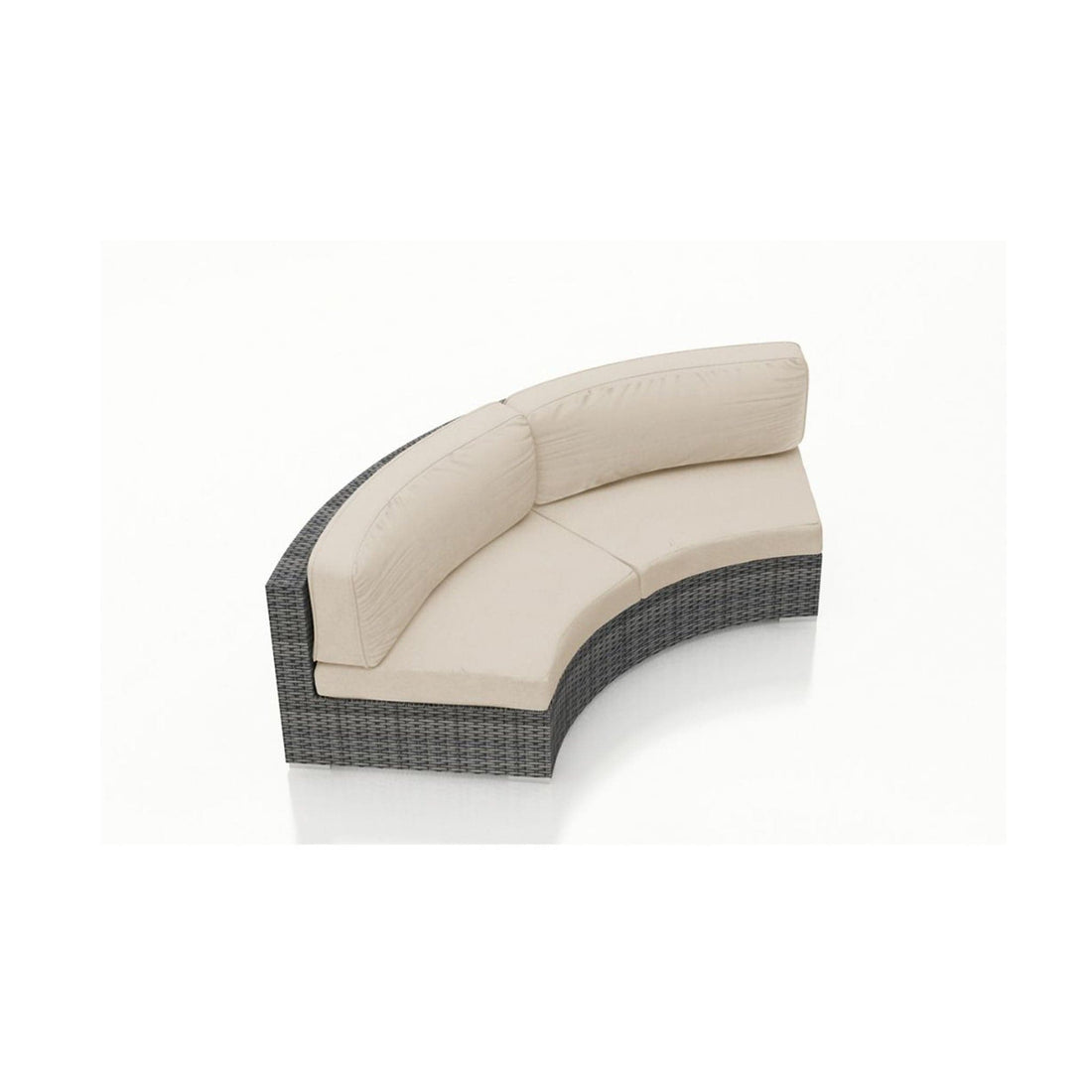 District Curved Loveseat