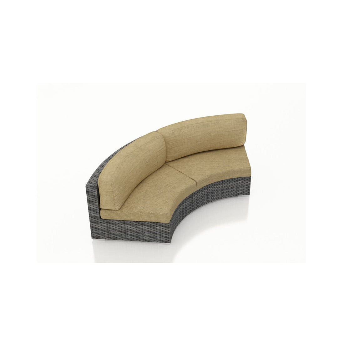 District Curved Loveseat