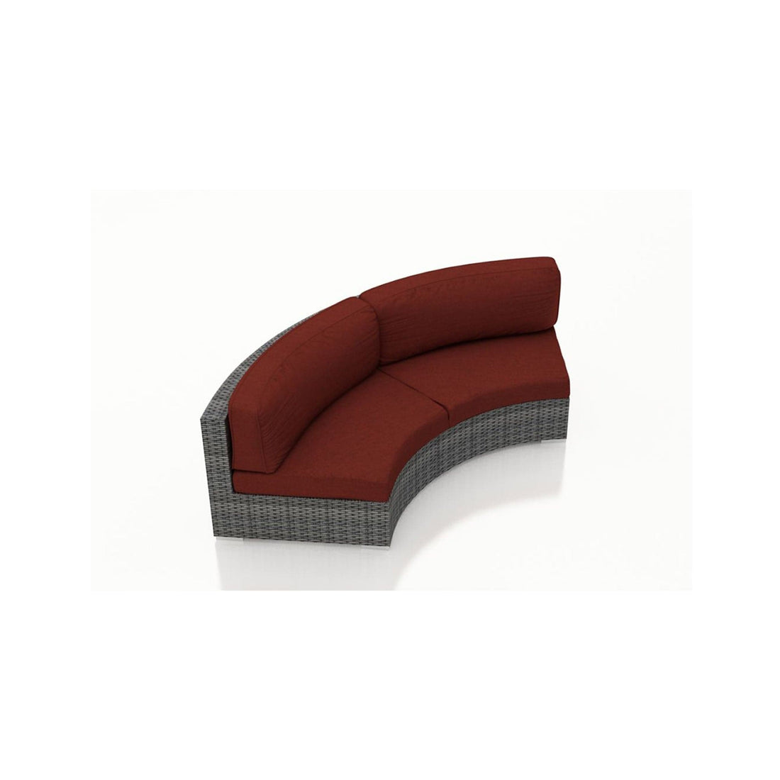 District Curved Loveseat