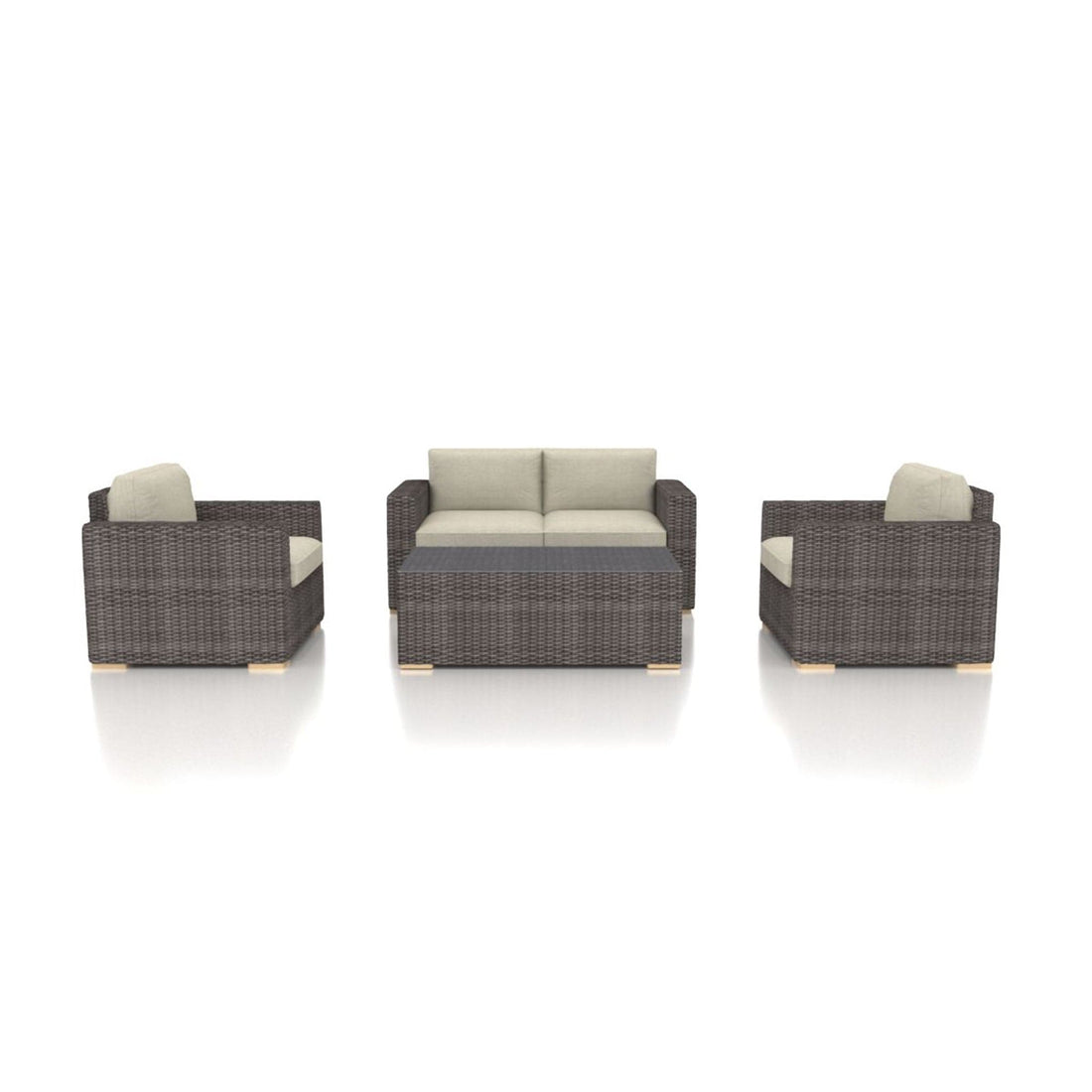 Dune 4 Piece Loveseat Set