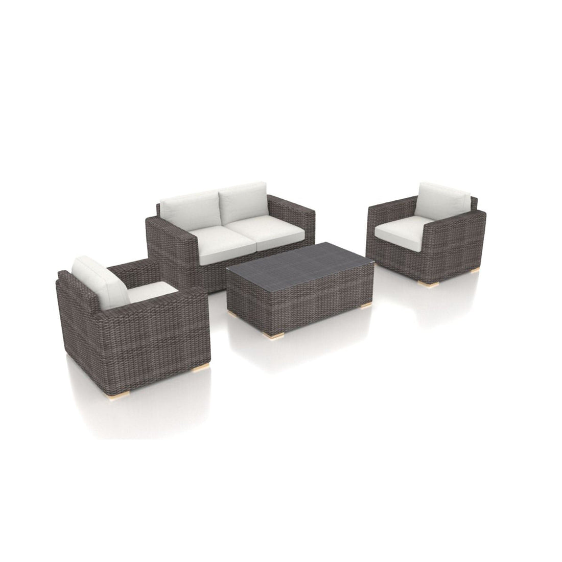 Dune 4 Piece Loveseat Set