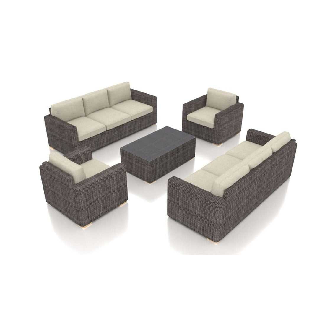 Dune 5 Piece Double Sofa Set