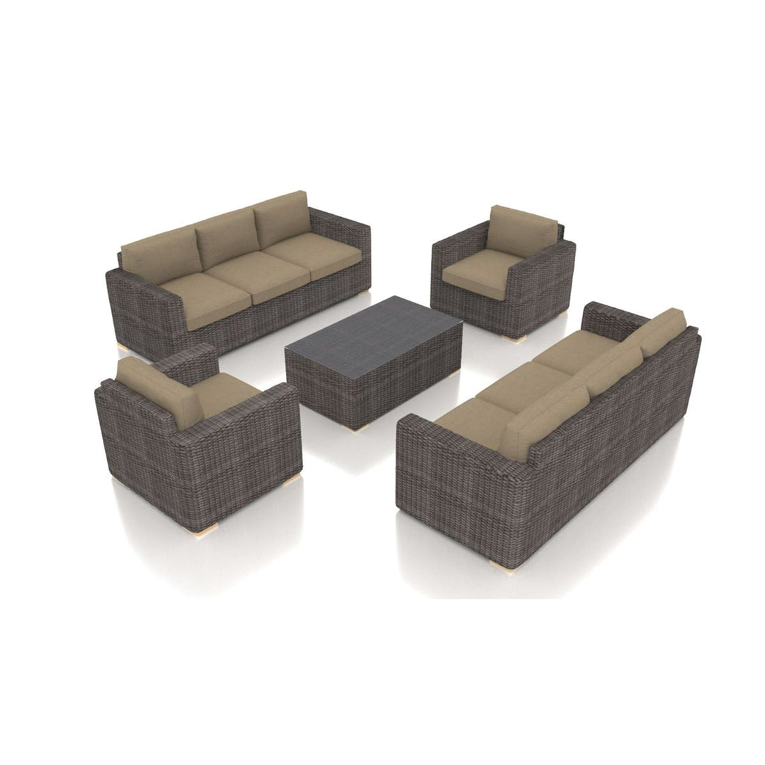 Dune 5 Piece Double Sofa Set