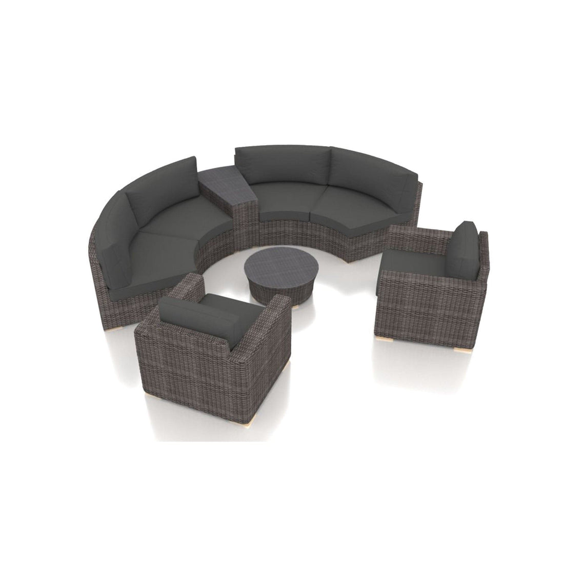 Dune 6 Piece Curve Sectional Set