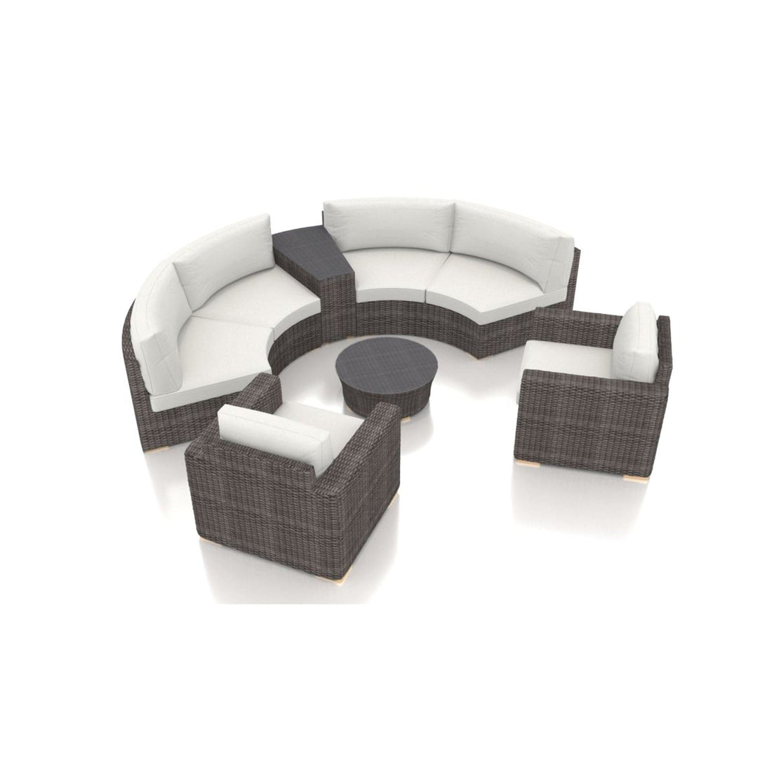 Dune 6 Piece Curve Sectional Set