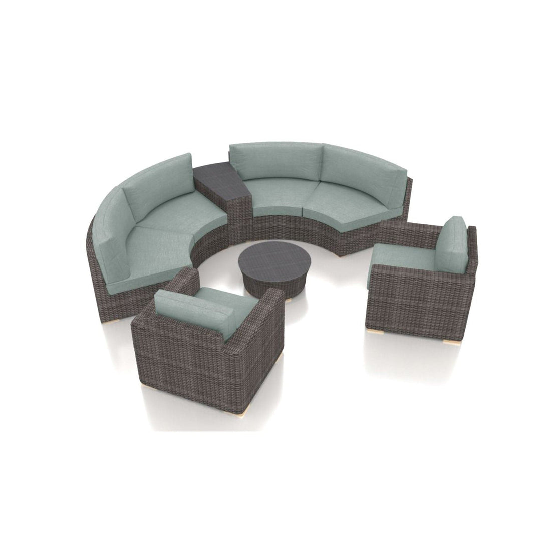 Dune 6 Piece Curve Sectional Set