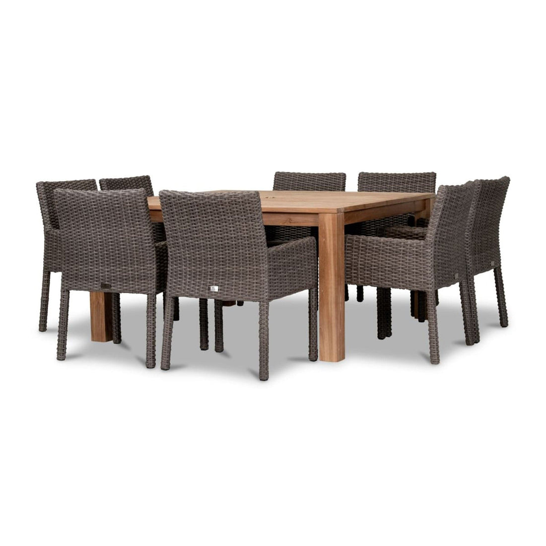 Dune Teak 9 Piece Square Dining Set