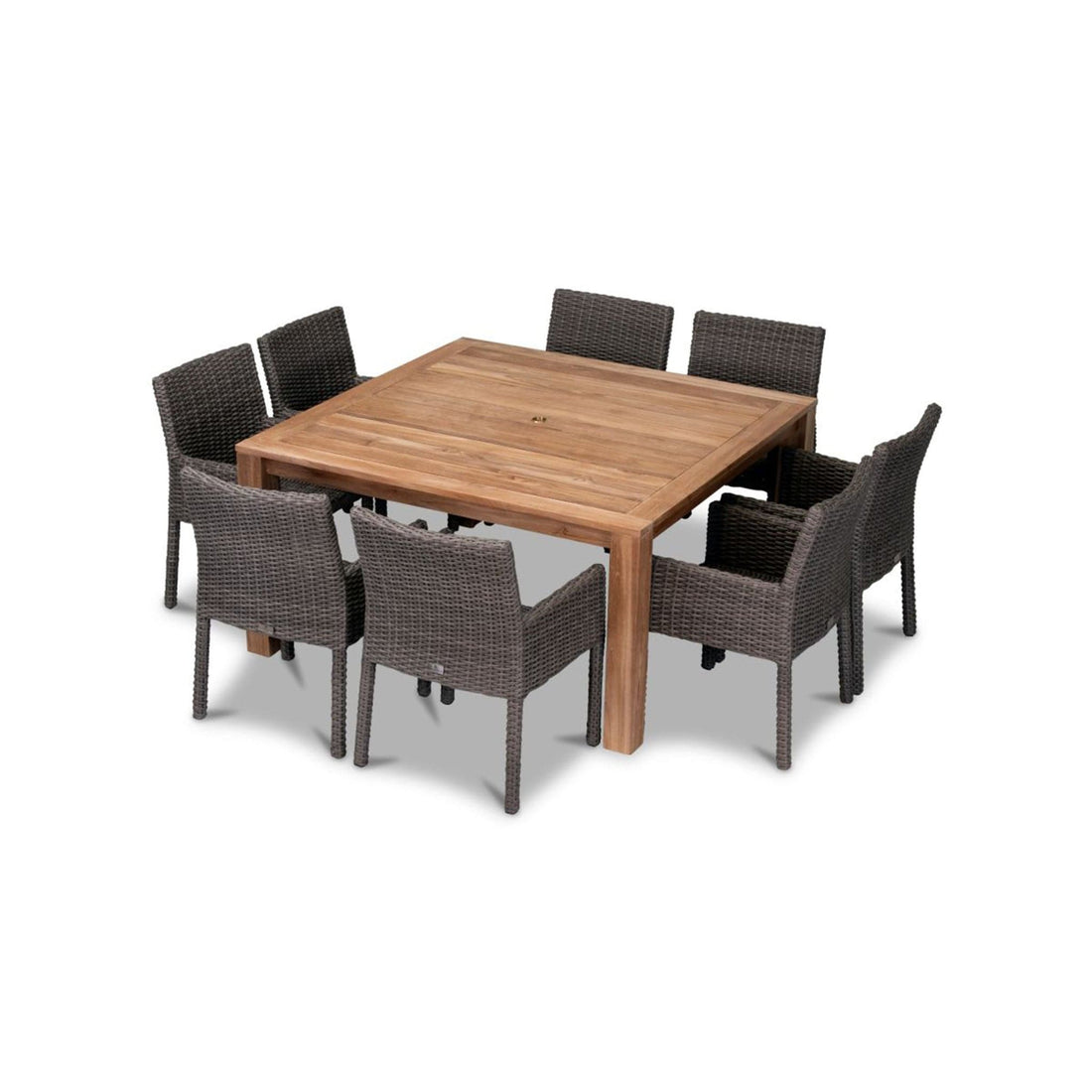 Dune Teak 9 Piece Square Dining Set