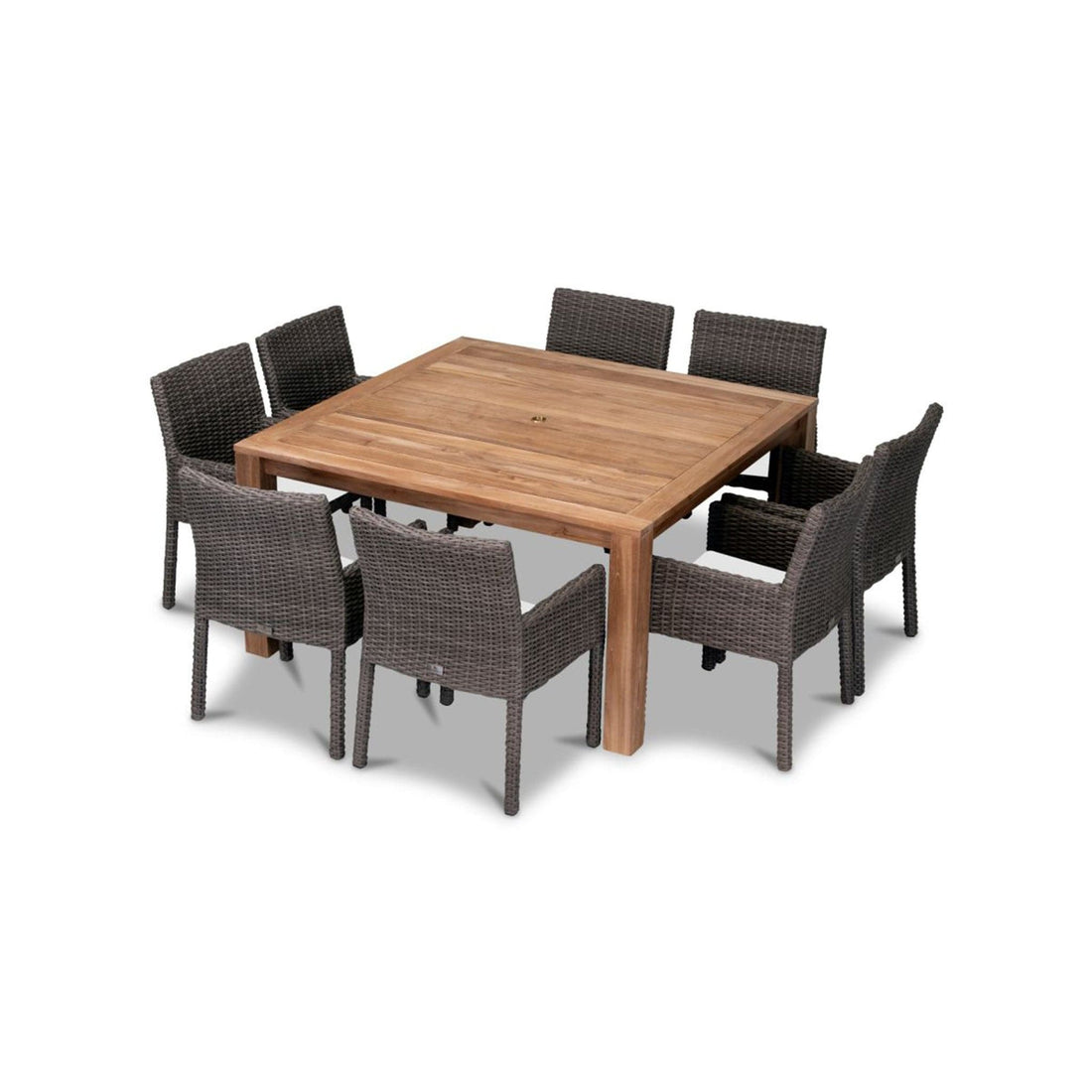 Dune Teak 9 Piece Square Dining Set