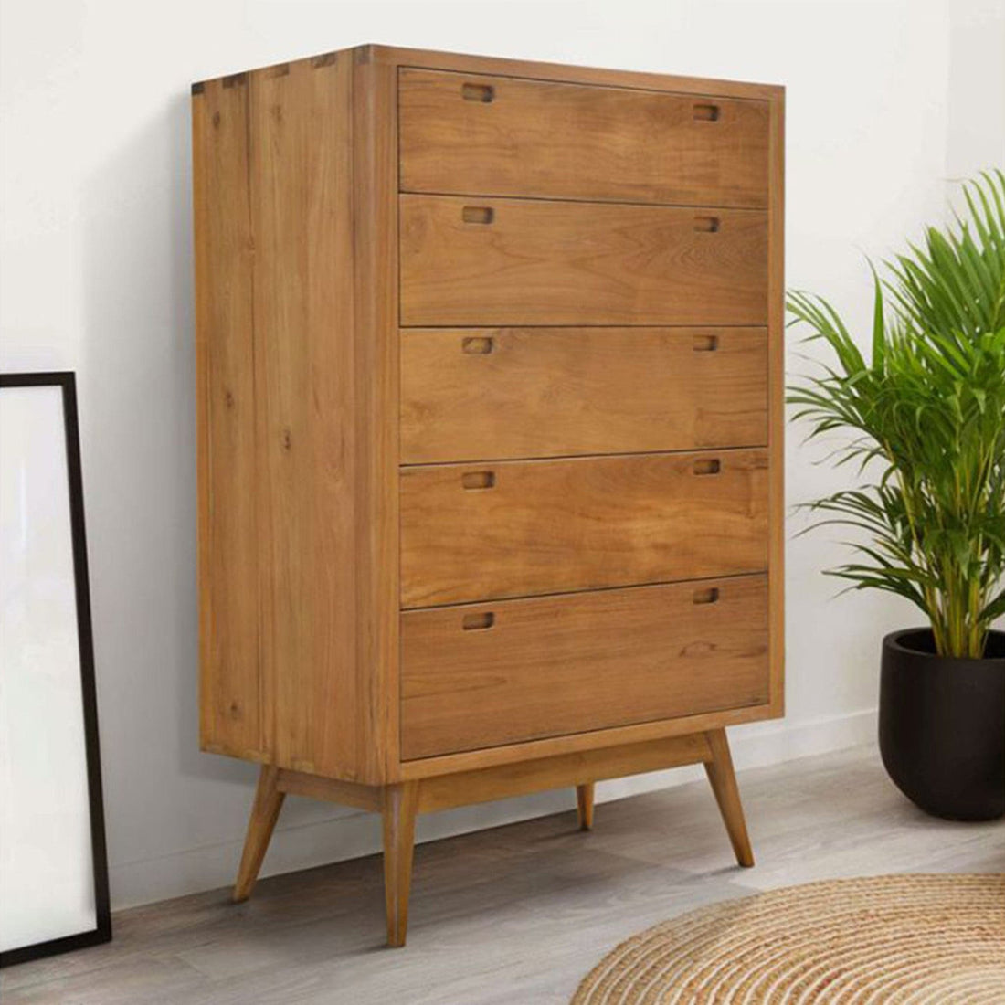 Fifties 5-Drawer Tower Dresser