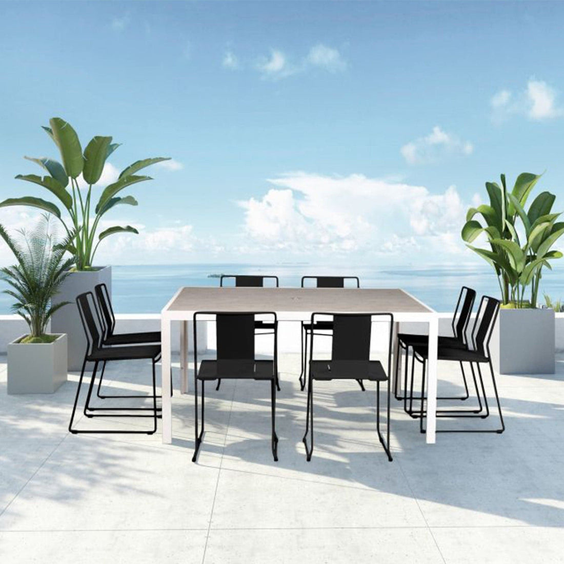 Frank 9 Piece Square Dining Set