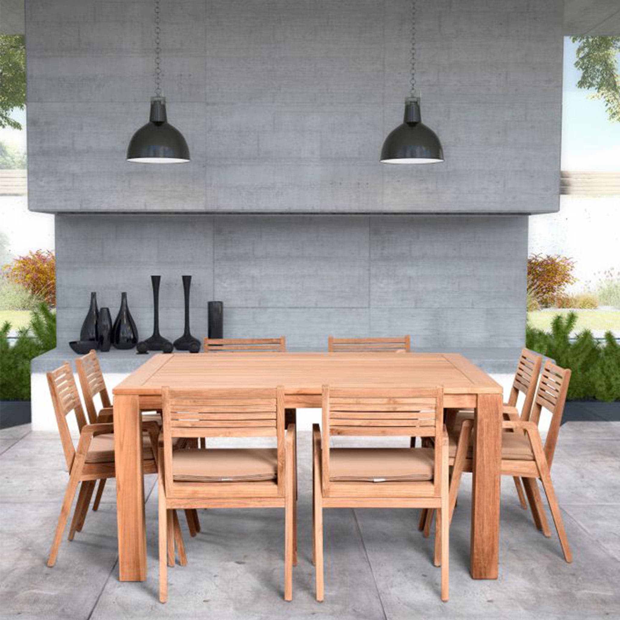 Link 9 Piece Square Dining Set