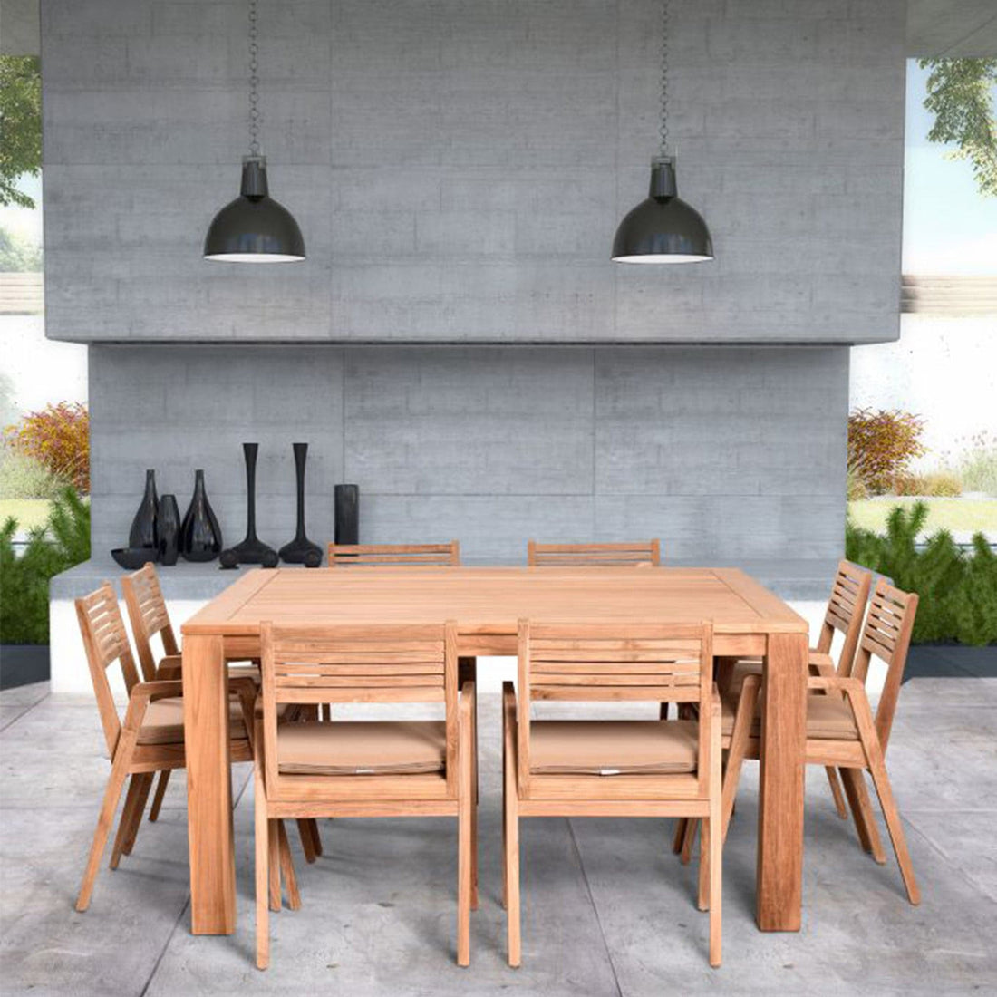 Link 9 Piece Square Dining Set