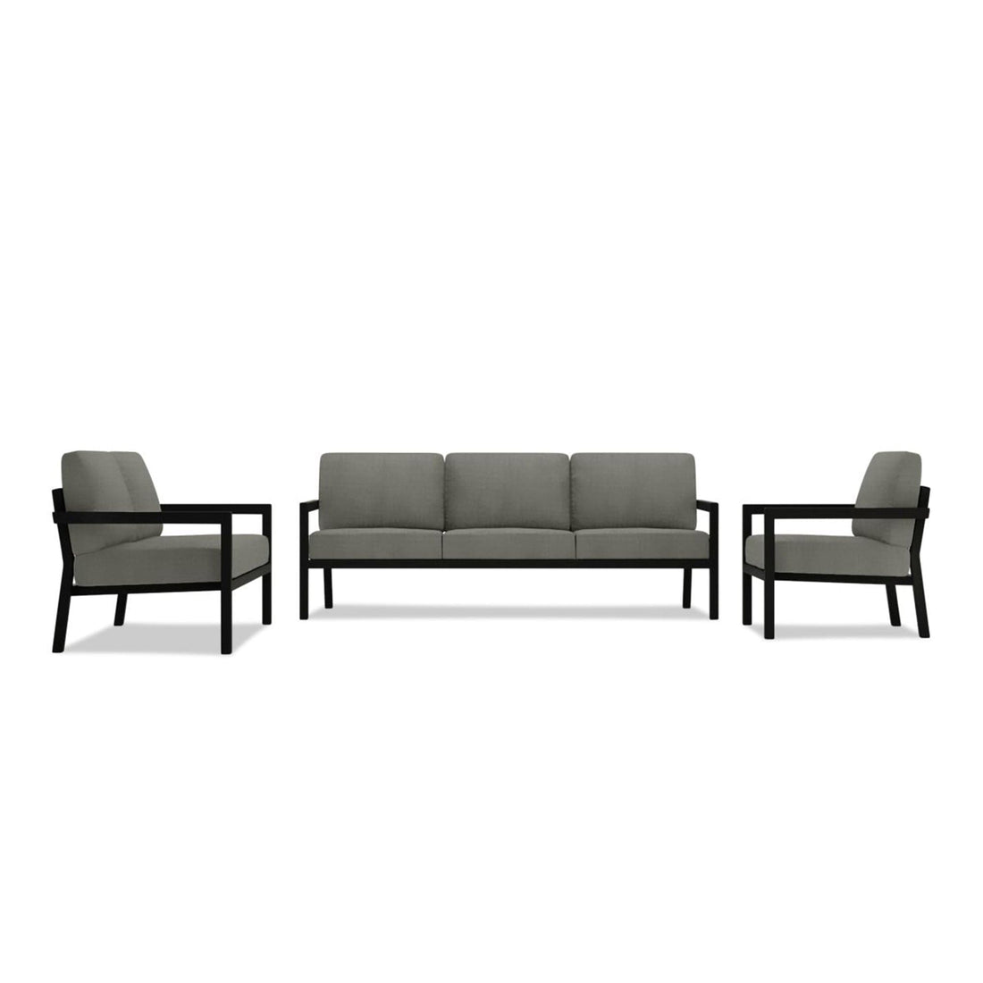 Pacifica 3 Piece Loveseat Set