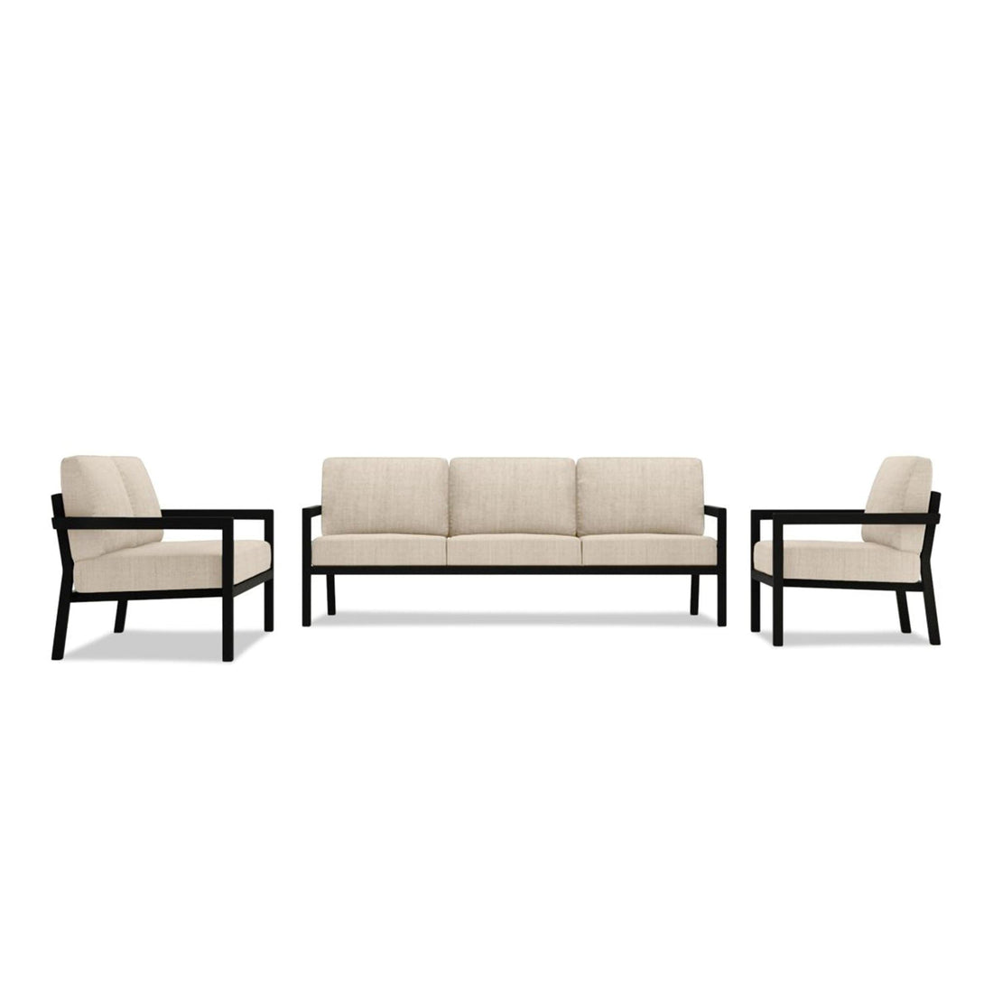 Pacifica 3 Piece Loveseat Set